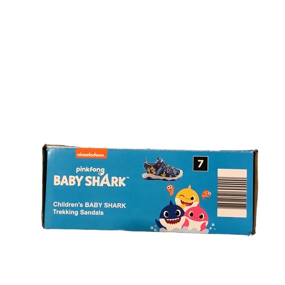 NICKELODEON Pinkfong Baby Shark Children’s Blue LIGHT UP Trekking Sandal-Size 7 - Picture 11 of 13